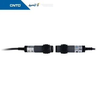 سنسور نوری قطر 18mm فاصله دید 10m خروجی PNP نوع رترو انعکاسی